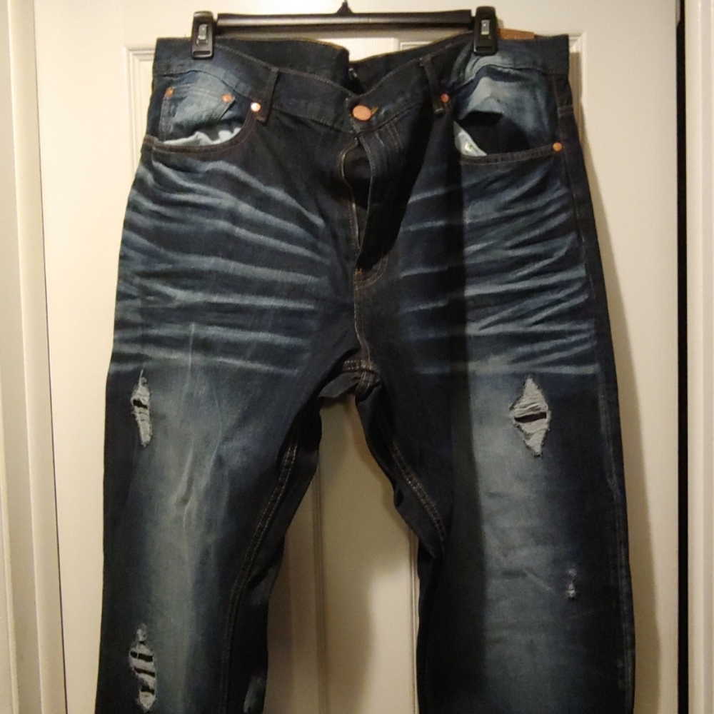 Men's 46x33 straight fit jeans